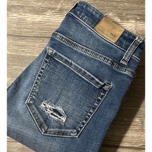 BKE Women's Parker High Rise Skinny Stretch Destructed Jeans SZ 26 (28x31)